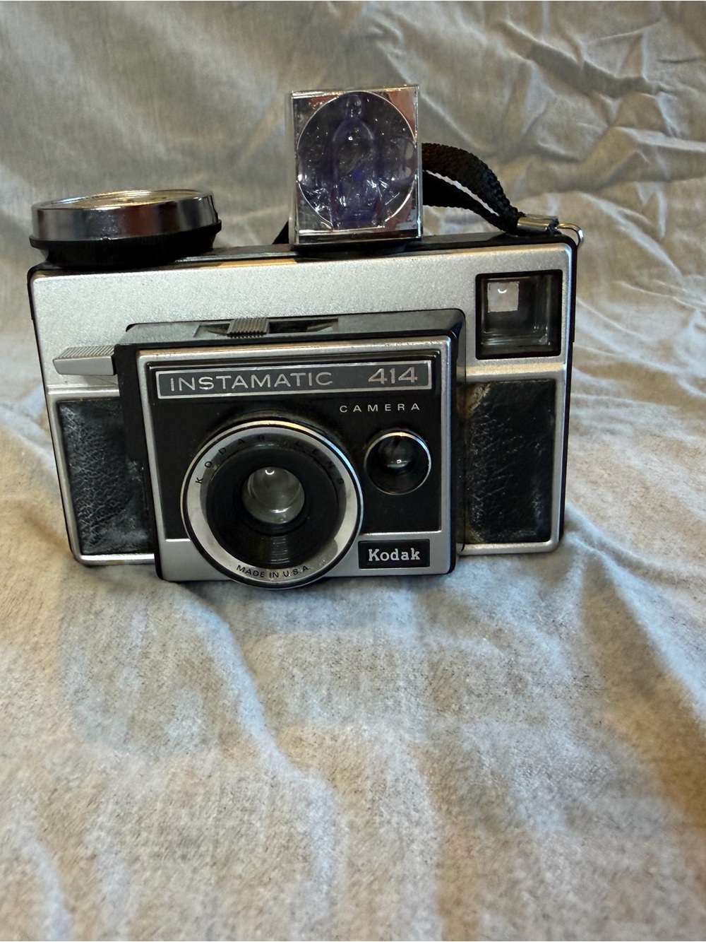 Kodak Instamatic 414 Camera in Black and Silver